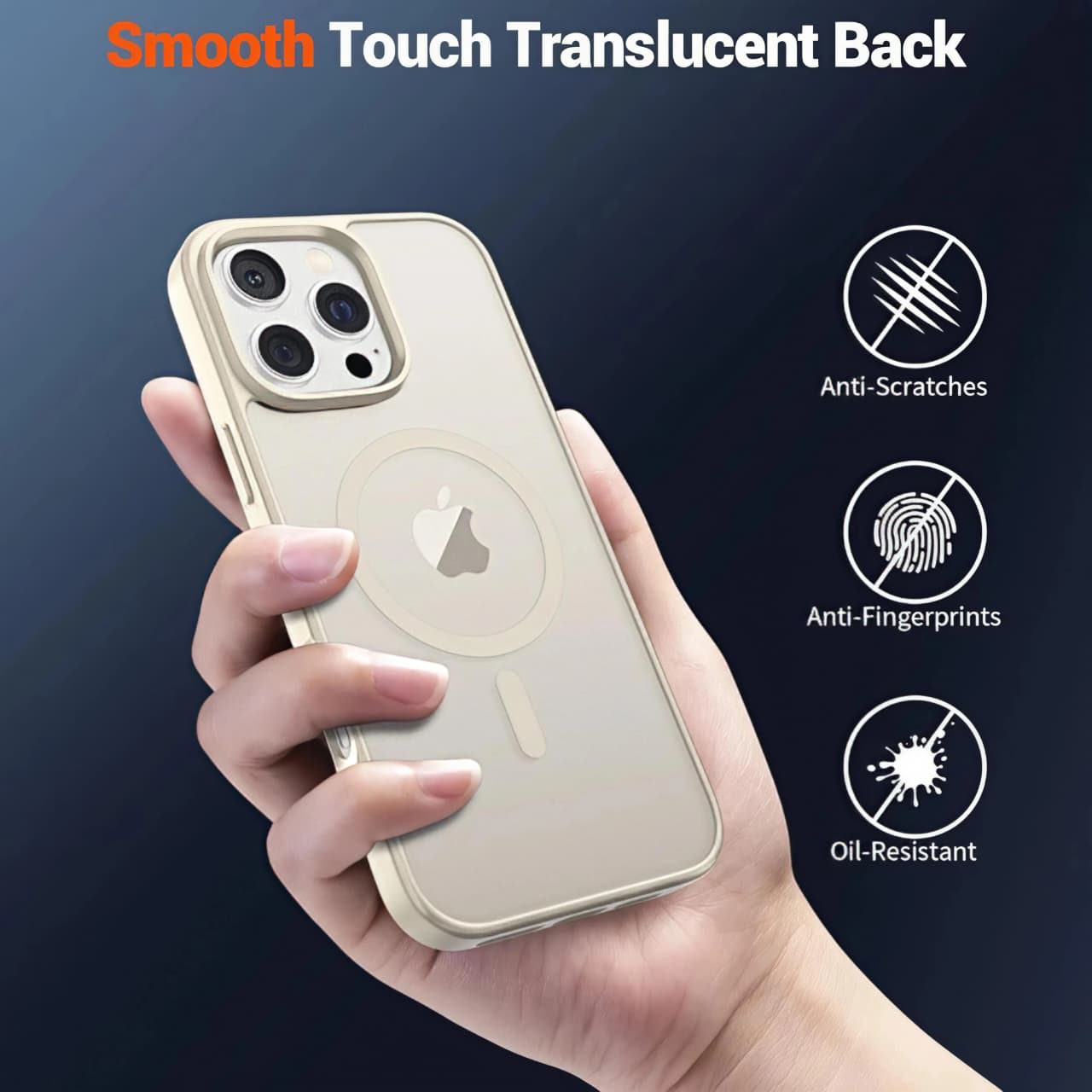Iphone 16 Pro Max MagSafe Clear Case ā Anti-Fingerprint & Shock-Resistant