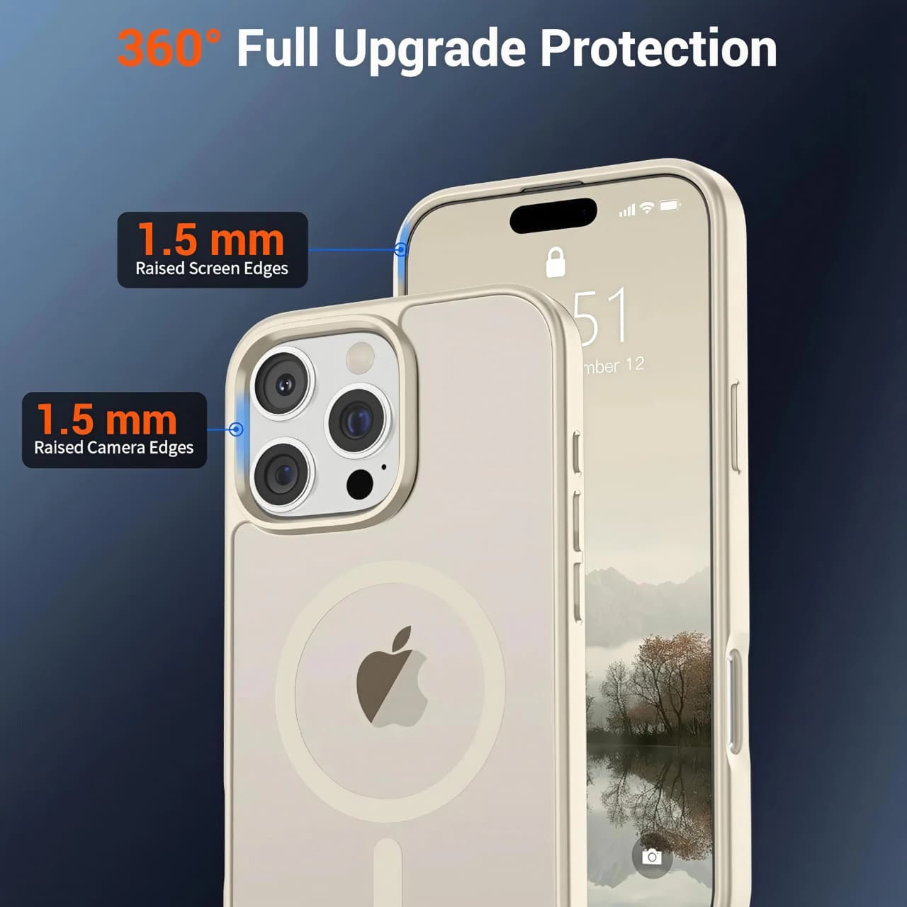 Iphone 16 Pro Max MagSafe Clear Case ā Anti-Fingerprint & Shock-Resistant