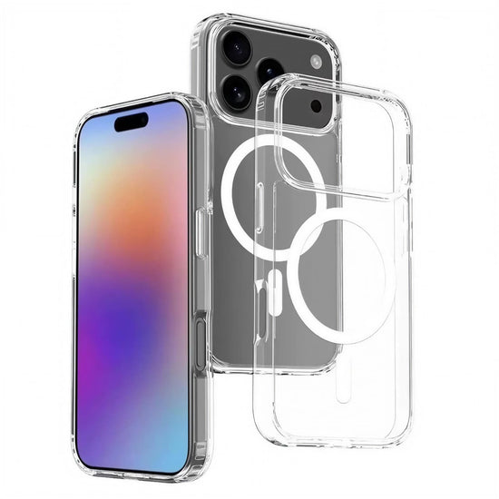 Clear Magnetic iPhone 17 Pro Max Case  – MagSafe & Crystal
